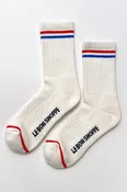 Boyfriend Socks - Milk