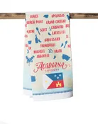 Acadiana Map Kitchen Towel