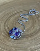 N44 Amethyst Necklace — Lilly Barrack  Seasoned artist, Lilly Barrack, has been designing hand-made sterling silver gemstone jewelry for more than three decades. The Lilly Barrack’s three store locations (two in Albuquerque, NM, and one in Scottsdale, AZ.) carry exclusive gift items and designs from upwards of 60 unique artists.