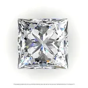 0.71CT LAB GROWN PRINCESS CUT