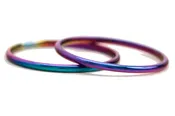 1mm Anu’nue Titanium Toe Ring with Rainbow *IP