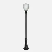 11′ 4″ LED Acorn Globe Decorative Light Pole