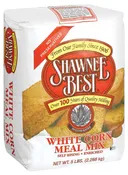 Shawnee Best Self-Rising White Corn Meal Mix 8/5LB Bag