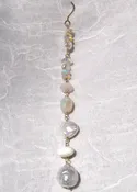 ArcticMoon Kasumiga Icicle (mother of pearl/opal/pearl)(14k)