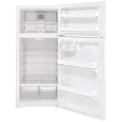 16.6 CUBIC FOOT TOP FREEZE WHITE