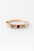 10k Ruby Wish Stacker Ring