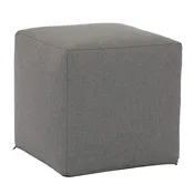 18"Pouf Cube in Heritage Granite