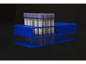 13 mm Resin Tube Racks, Blue