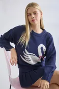 Bow Swan Sweater