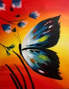 Butterfly Sunburst