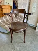 1930's Bentwood Arm Chai in the style of Thonet r 25" X 30" T