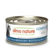 Almo Nature HQS Complete Mackerel recipe with Sea Bream in gravy, 70g/2.47oz