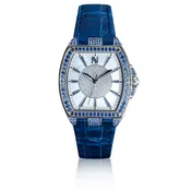 Blue Mother-of-Pearl and White Diamond