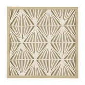 30 x 30 Neutral Paper Strands Art - Diamonds