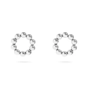 15mm 18K Gold PVD Stainless Steel Circle Ball Stud Earrings
