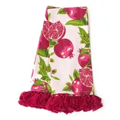 8 OAK LANE | Pomegranate Grove Tassel Kitchen Towel Set