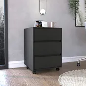 26-inch Tall 3 Drawer Filing Cabinet with 4 Caster Wheels and Superior Top