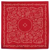 Dixon Red Paisley Western Bandana (22-Inch / Cotton)