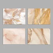 Abstract Neutral Gold Card Set
