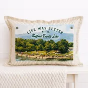 Bedford County Lake - Interchangeable Pillow Snap-It Graphic