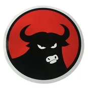 662 Bull sticker 8"