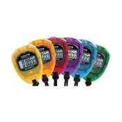 Accusplit Survivor Series Stopwatches Clear Rainbow Set