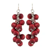aarikka Herukka Wine Red Earrings