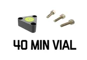 40 MIN BUBBLE VIAL (SCREWS INCL)