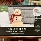 Snowman Needle Felting Kit