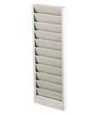 10 Card Badge Rack Holder - Wall Mount