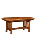 Arts & Crafts Extending Trestle Dining Table | Countrywood Accents