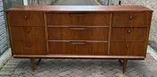 walnut nine drawer dresser — Dig This