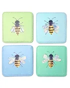 BEE HAPPY COASTER SET