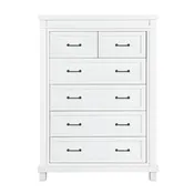 Appleseed Rowan Tall Dresser Pure White