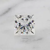 6mm Princess Cut Lab Moissanite