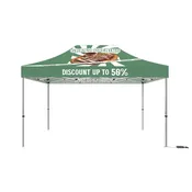 10×15 Lighted Canopy Tent with Integrated LED Frame