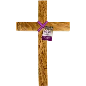18" Olive Wood Wall Cross