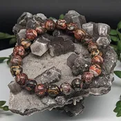 Leopard Skin Bead Bracelets