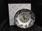 Spode Woodland Bighorn Sheep, England: NEW Ascot Salad / Soup Bowl, 8", Box