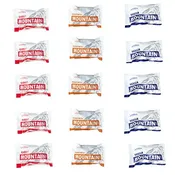 MOUNTAIN Bar Variety Pack | Caddy of 15 bars w/Peanut Butter — Brown & Haley | Almond ROCA