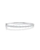 1.3ct Diamond Bangle 14k White Gold