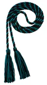 Black and Teal Intertwined Cord