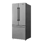 16 Cu Ft 3 Door French Door Refrigerator with Built-in Ice Maker