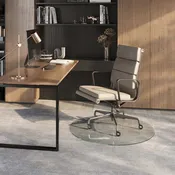 Round Glass Chair Mats