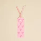 Acrylic Bookmark–Bows Pink