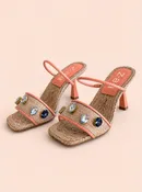 Carola Heel with Crystals