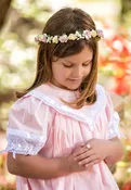 Blush & Ivory Floral Crown