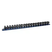 Astro Pneumatic 19 Piece 12 Point 3/8 Inch Drive Nano Impact Socket Set 6 to 24 Millimeter No Skips, 78319T