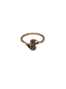 14k Yellow Gold Pandora Infinite Lab-Grown Diamond Double Facing Ring (.5 Carats) - HOUSEWARE THRIFT STORE