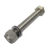 6" Block Bolt Axle, with Nut & Grease Fitting